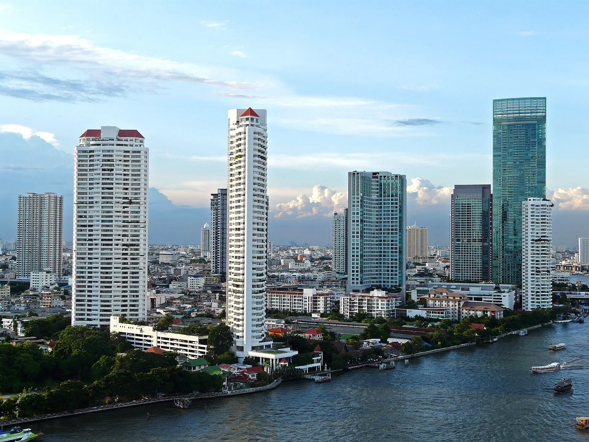 A skyline at dusk — the Dubai-versus-Thailand decision is a spreadsheet question, not a brochure one