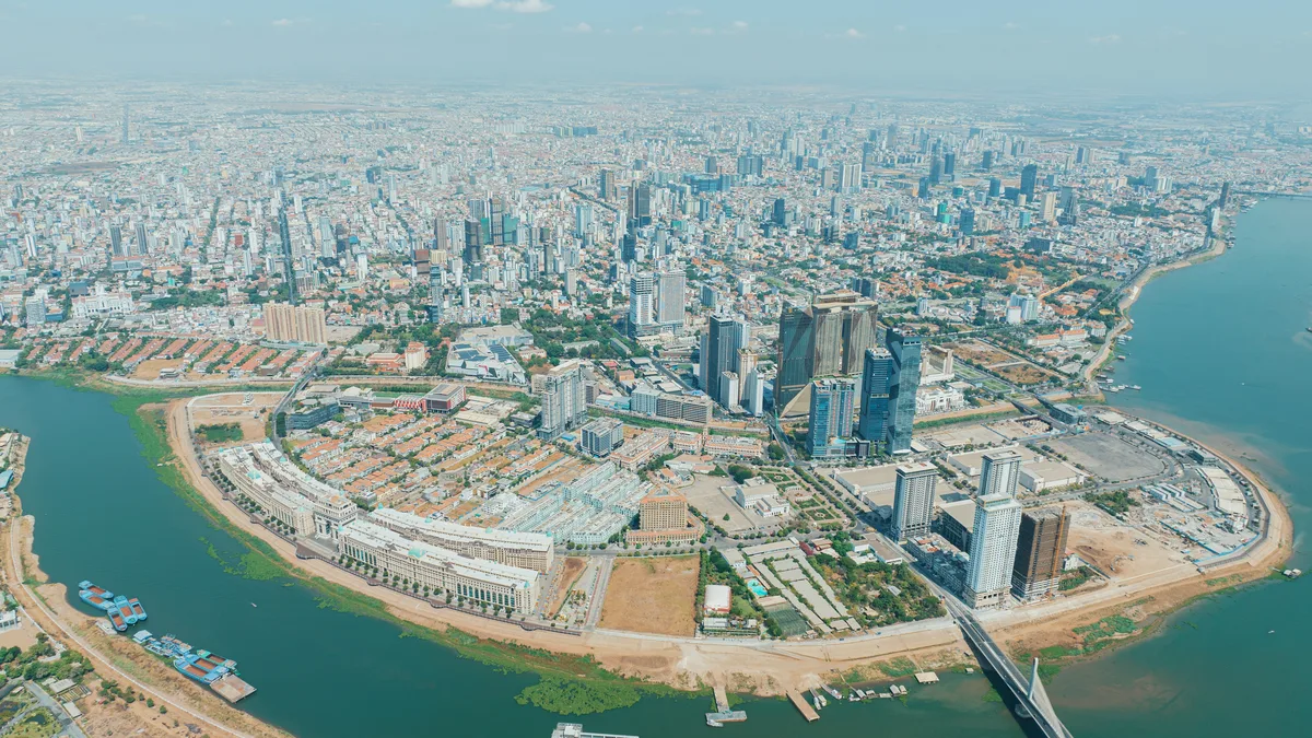 Koh Pich and downtown Phnom Penh, where strata-titled units are registered