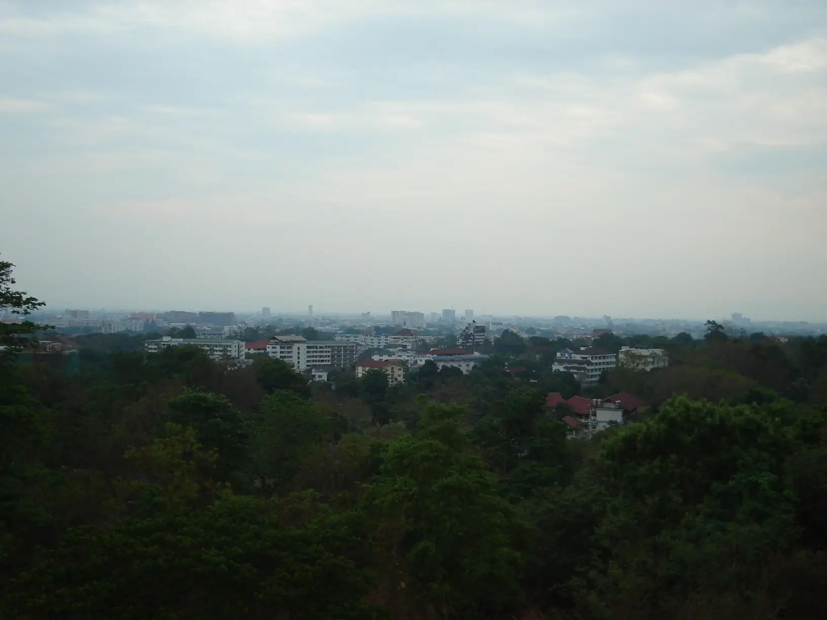 Chiang Mai from above, 1,000+ listings filtered down by the research methodology