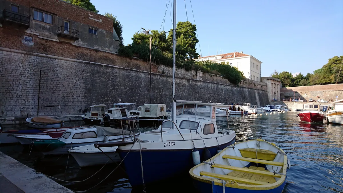 Zadar harbour under the old walls: crowd-sourced gross yields for Zadar, Split, Dubrovnik and Zagreb