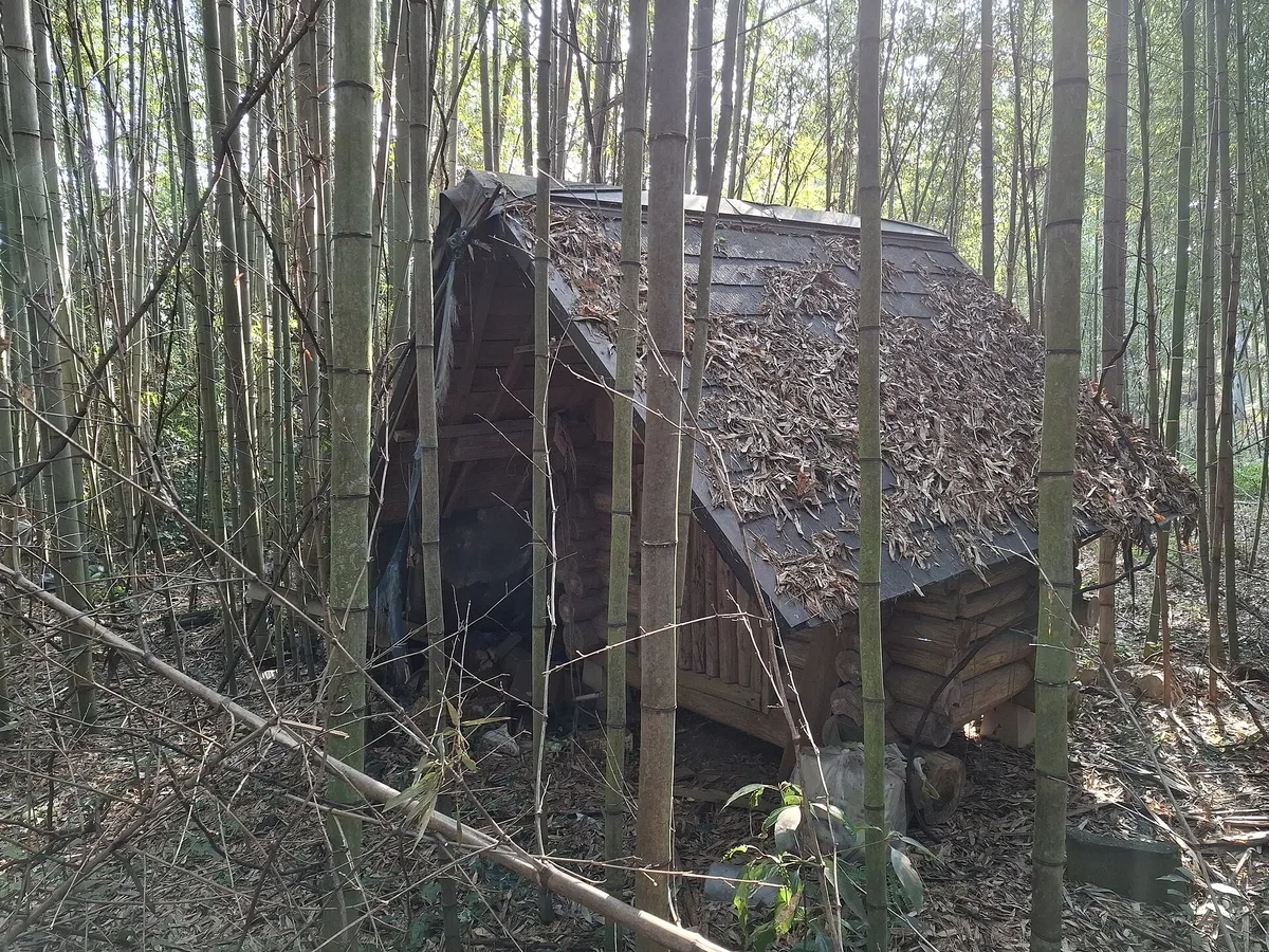 A vacant house, an akiya, in Hikari, Yamaguchi Prefecture