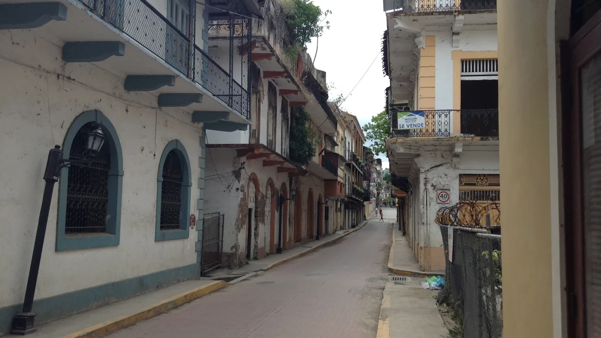 A street of colonial buildings in Casco Viejo, Panama City: how title works in Panama's Public Registry