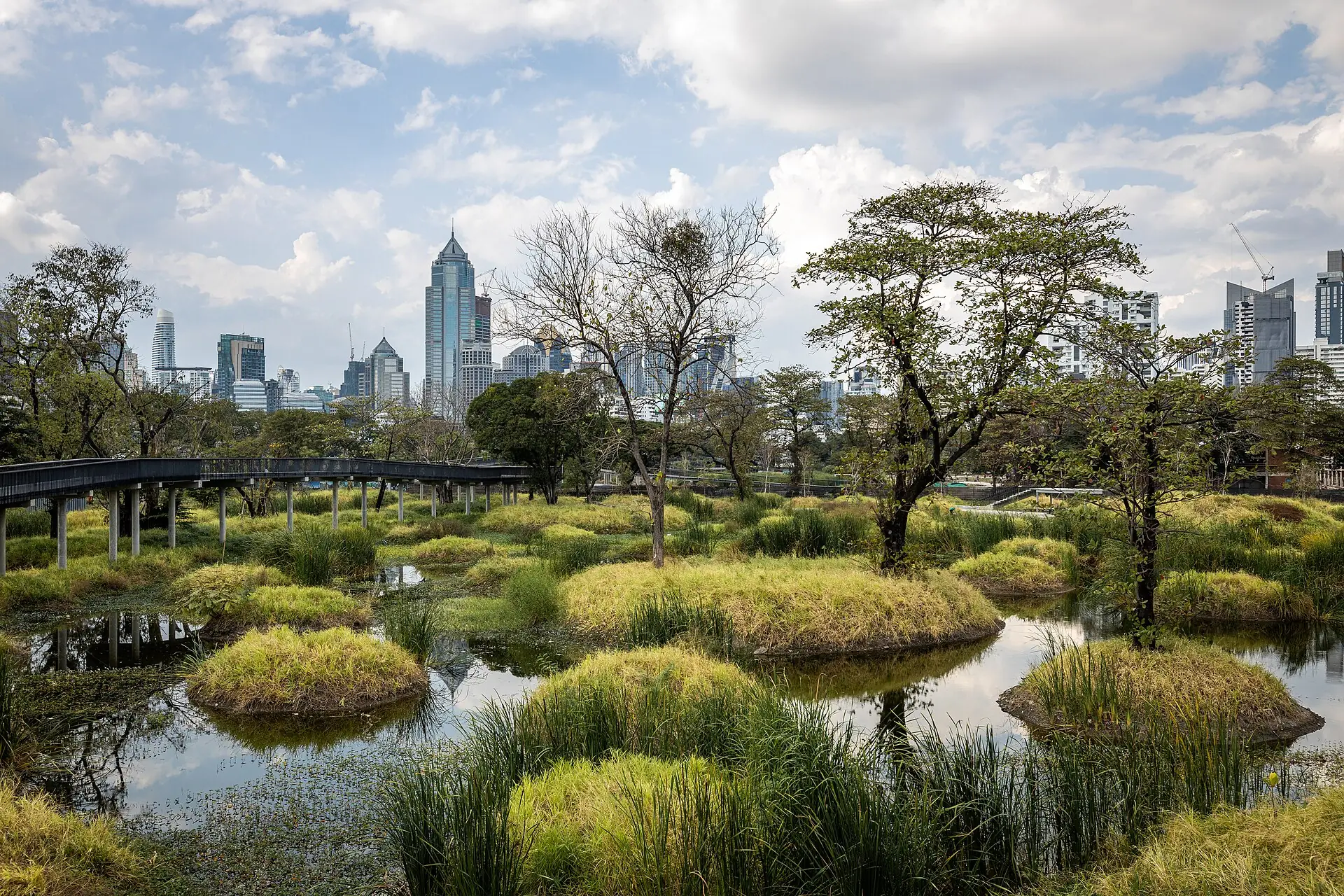 A Thai city skyline. The market independent property research covers without commission