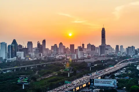 Thai condominium towers — the document checklist applies to every building on the skyline