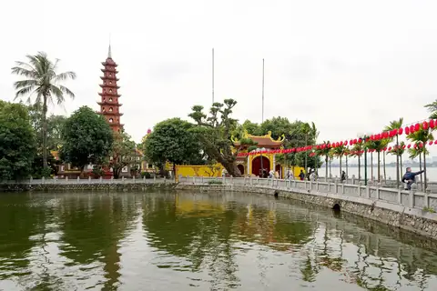 Hanoi's old quarter — the pink book is the certificate that makes ownership real