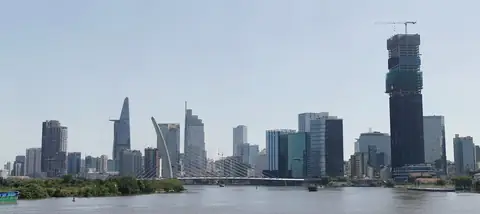 The Ho Chi Minh City skyline — what a foreign buyer can own under Vietnam's 30% cap