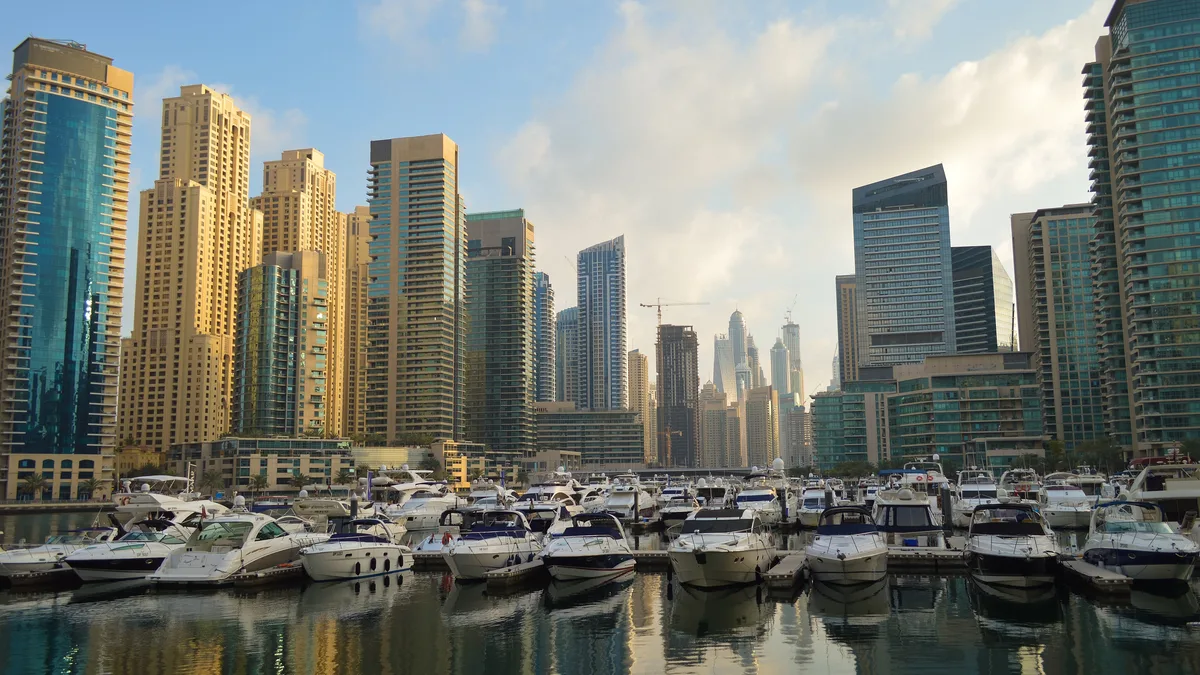 Dubai Marina residential towers: the 4% DLD transfer fee and the fixed fees around it