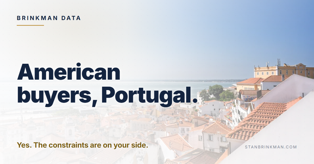 Americans buying in Portugal. Yes. No visa attached. Brinkman Data brand card.
