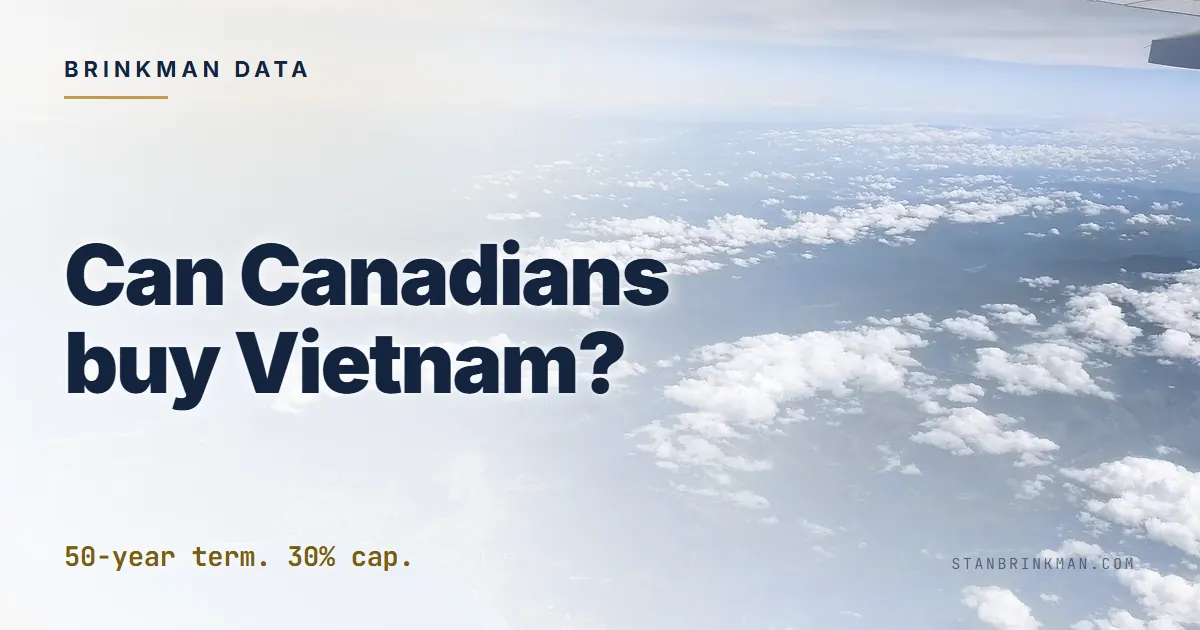 Can Canadians Buy Property in Vietnam?