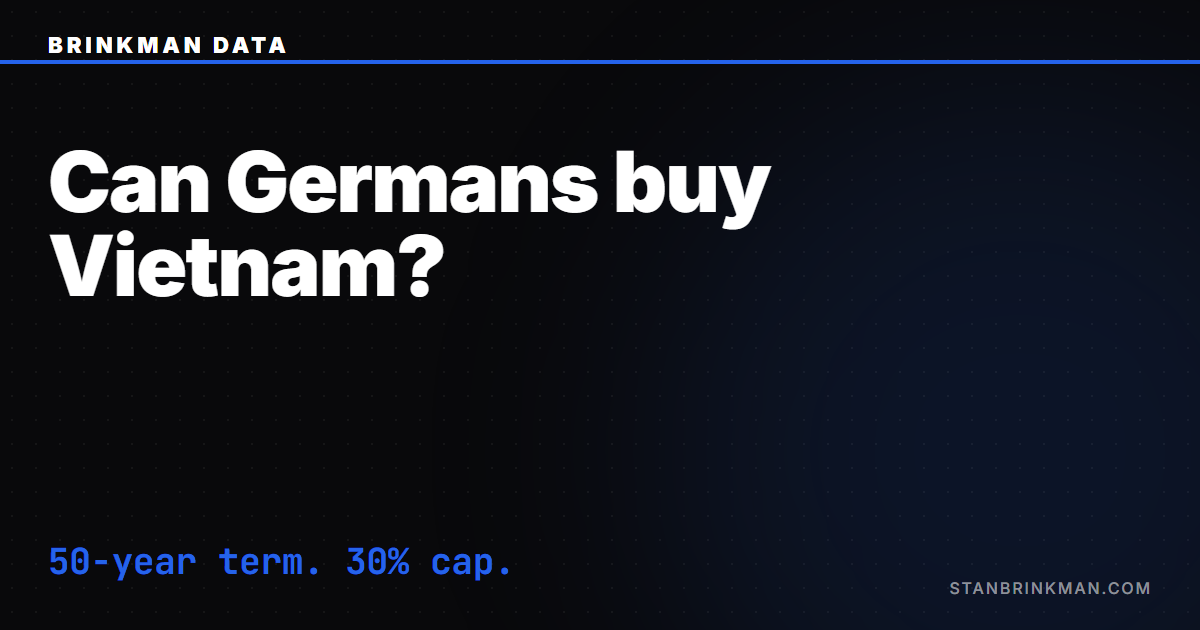 Can Germans Buy Property in Vietnam?