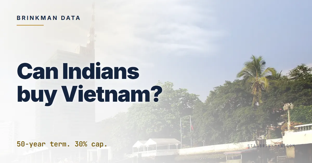 Can Indians Buy Property in Vietnam?