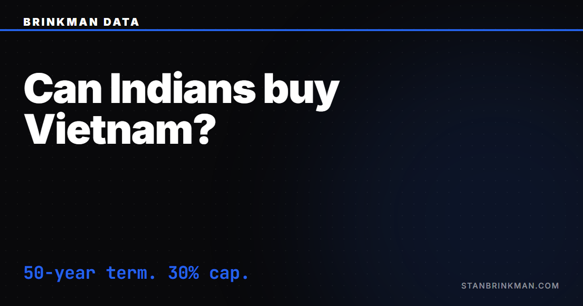 Can Indians Buy Property in Vietnam?