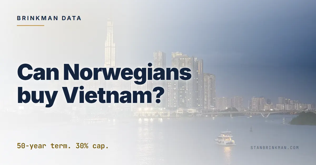 Can Norwegians Buy Property in Vietnam?