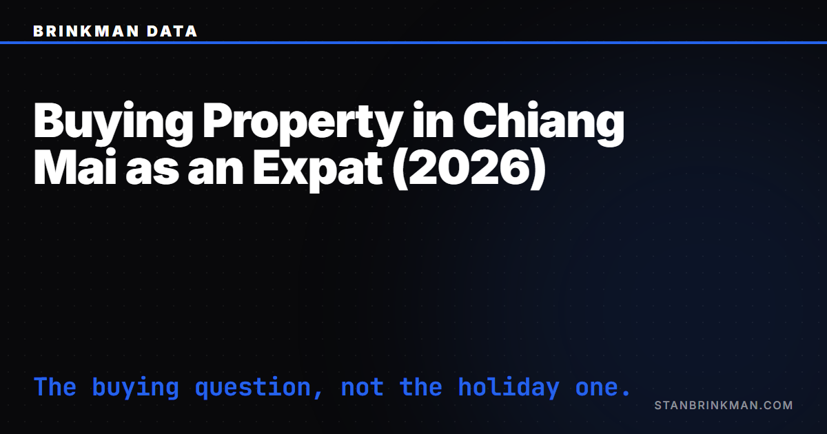 Buying Property in Chiang Mai as an Expat (2026)