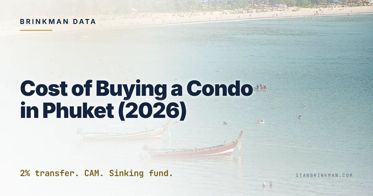 Cost of Buying a Condo in Phuket (2026)